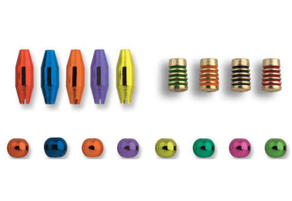 Color option for brass bodies and beads
