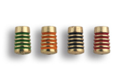 Color option for brass bodies and beads