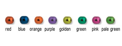 Color option for brass bodies and beads