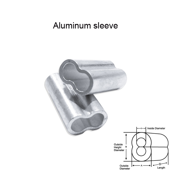 BTI-6062 Double oval aluminum tube
