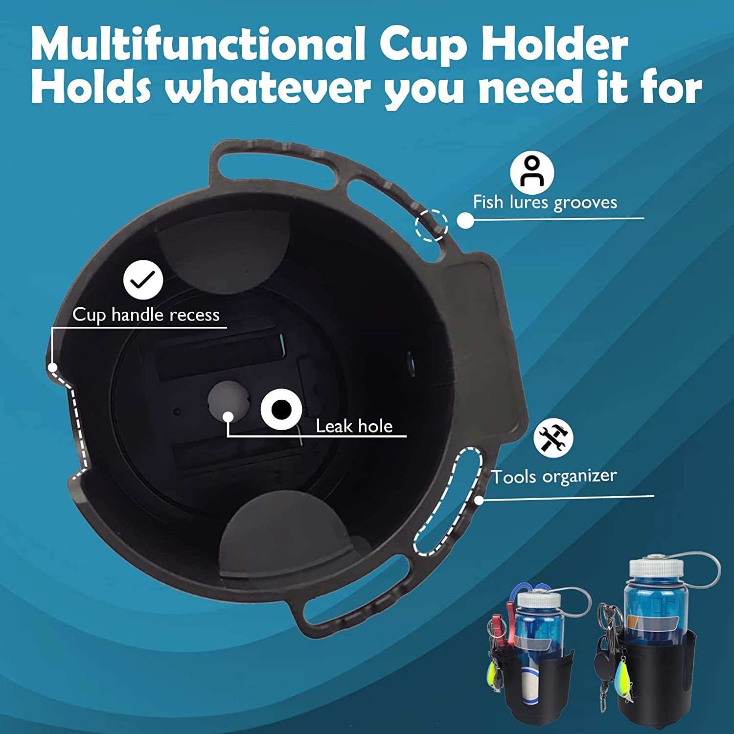 BTI-14A-1001 Multi-Functional Kayak Cup Holder