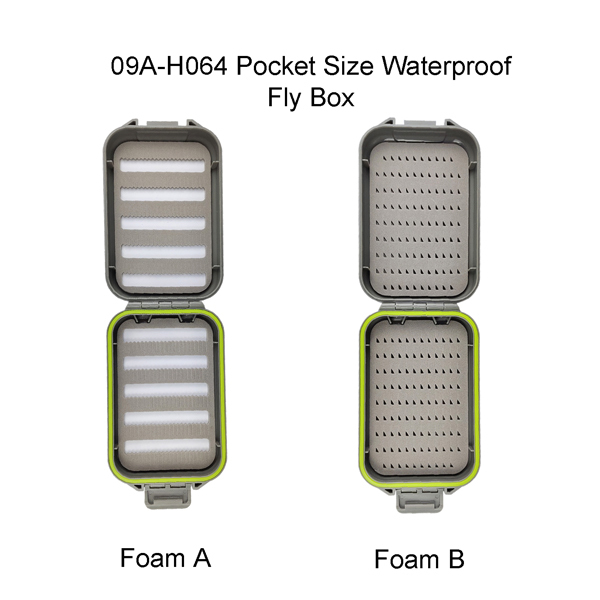 09A-H063&09A-H064 Pocket Size Waterproof Fly Box