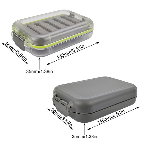 09A-H063&09A-H064 Pocket Size Waterproof Fly Box