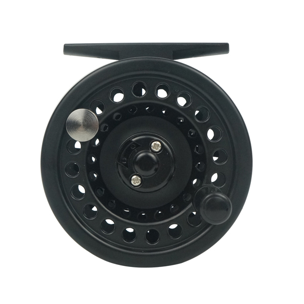 02B-HVCE New graphite large arbor fly reel