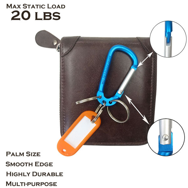 BTI-31A-1005 Key ring plastic key tags with three split ring label window