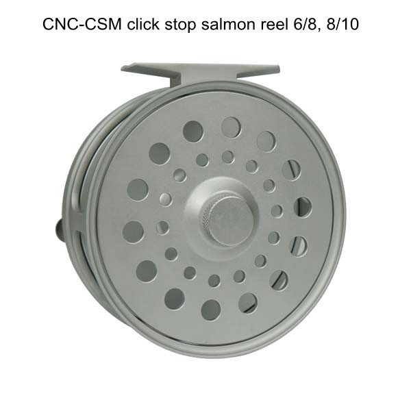 CNC-CSM New click stop salmon reel