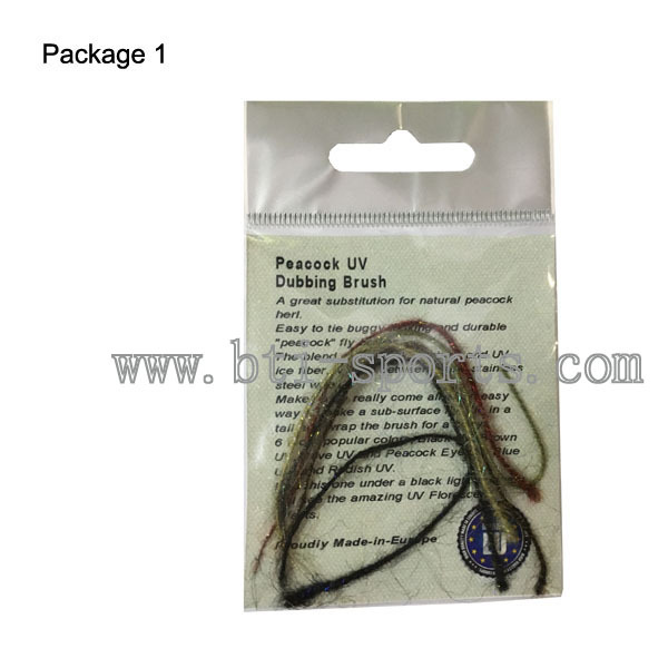 BTI-09D-PDB: Peacock UV Dubbing Brush