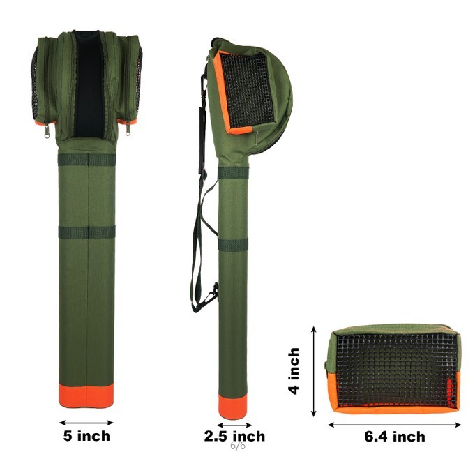 New double cordura rod tube with reel bag