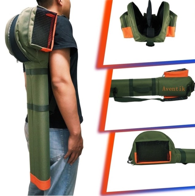 New double cordura rod tube with reel bag