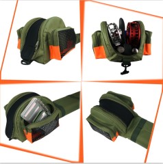 New double cordura rod tube with reel bag