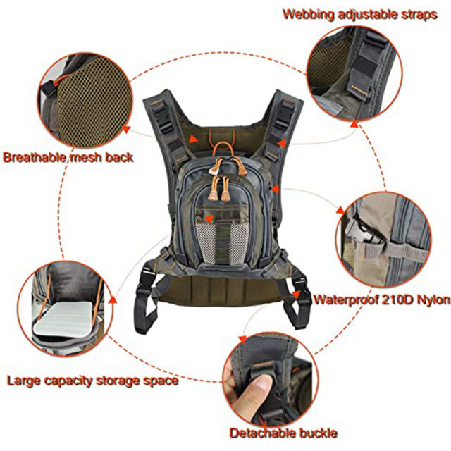 Rucksack with chest bag BTI-10F-R01F01