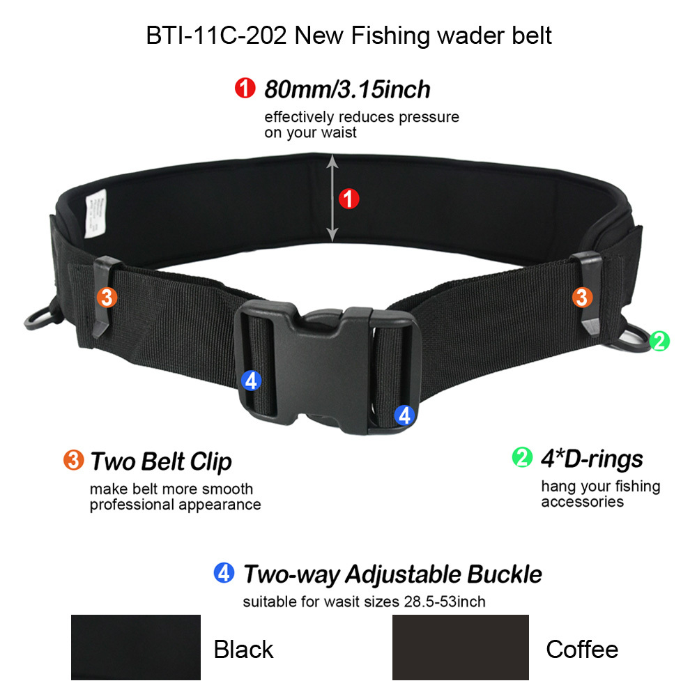 BTI-11C-202 New Fishing wader belt