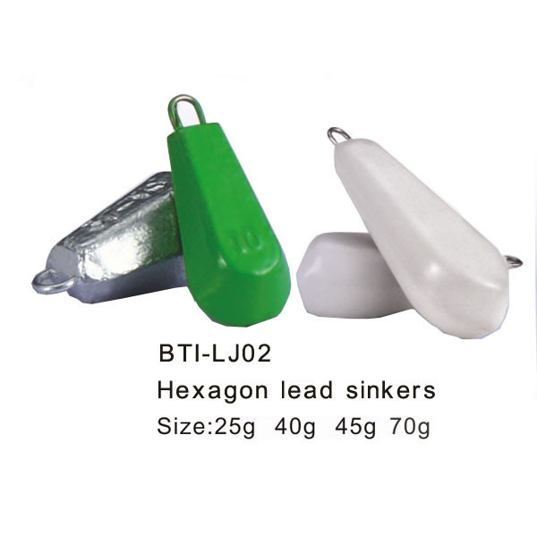 BTI-Lj02 Hexagon lead sinkers