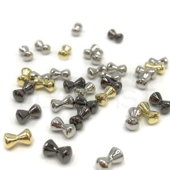 BTI-08A-004 Brass Dumbbell Rounded Eye