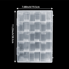 BTI-09A-H24L (15C with 30pcs small boxes)30 Grids Bead Organizer Box