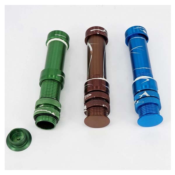 Pacific Bay artistic double anodized alum reel seat (A6-T)