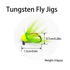 BTI-15D-1001 Tungsten fly jigs