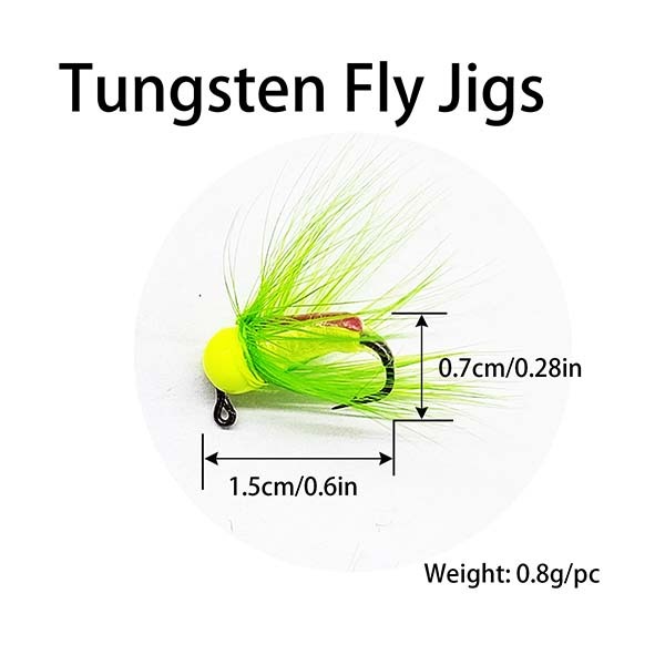 BTI-15D-1001 Tungsten fly jigs