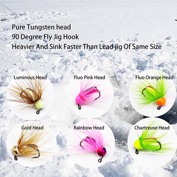 BTI-15D-1001 Tungsten fly jigs