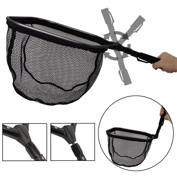 03B-FNT&FNF 360 Degree Adjustable Floating Fish Landing Net