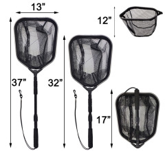 03B-FNT&FNF 360 Degree Adjustable Floating Fish Landing Net