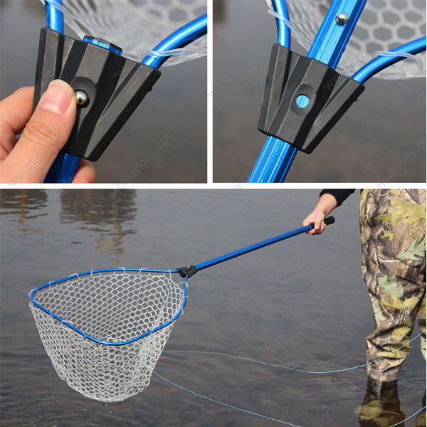 03A-ARN03 Telescopic Alum rubber landing net