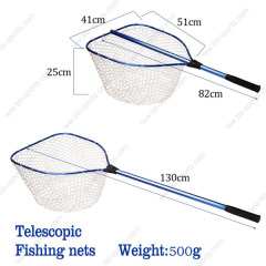03A-ARN03 Telescopic Alum rubber landing net