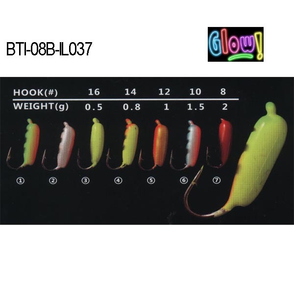 BTI-08B-IL037 lead ice jig