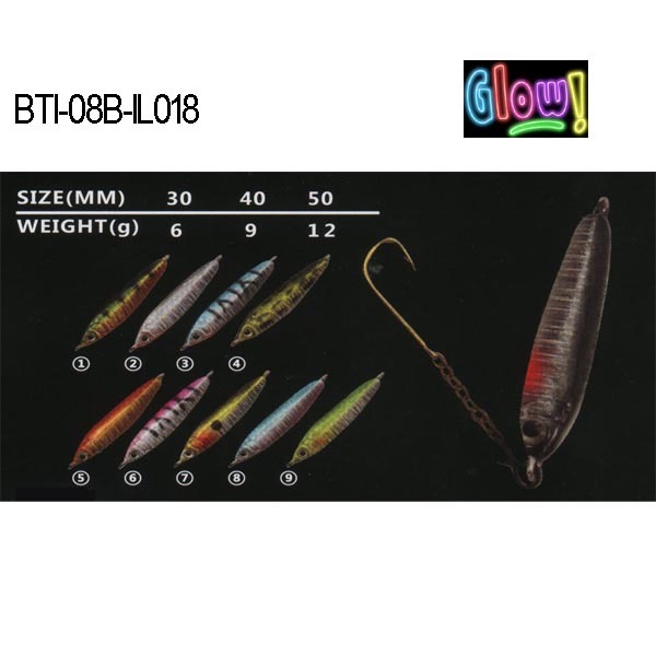 BTI-08B-IL018 lead ice jig