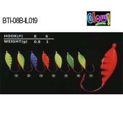 BTI-08B-IL019 lead ice jig