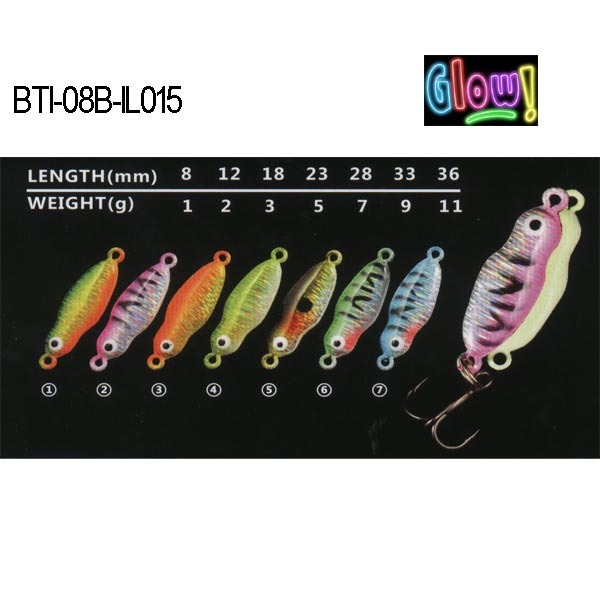 BTI-08B-IL015 lead ice jig