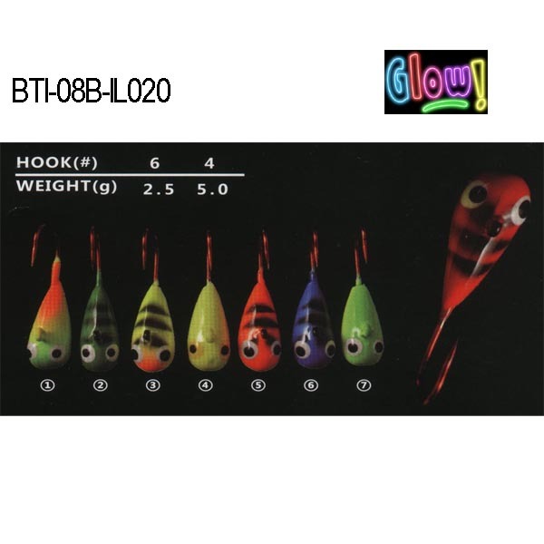 BTI-08B-IL020 lead ice jig