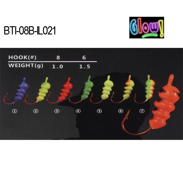 BTI-08B-IL021 lead ice jig