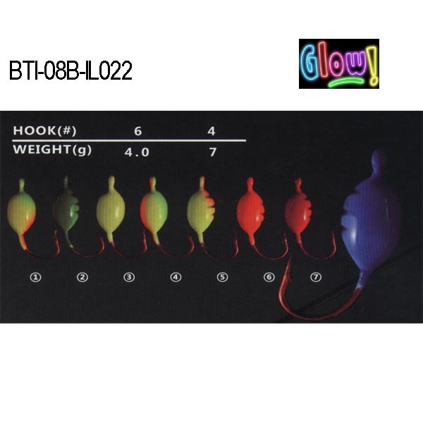 BTI-08B-IL022 lead ice jig