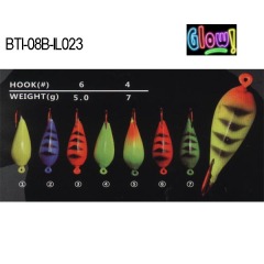 BTI-08B-IL023 lead ice jig