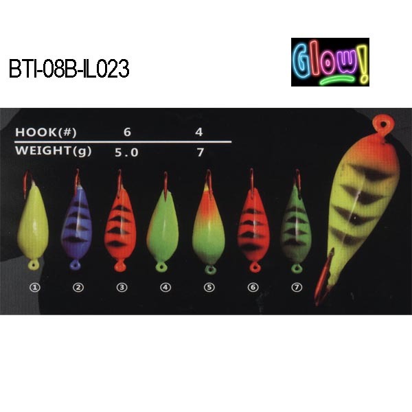 BTI-08B-IL023 lead ice jig