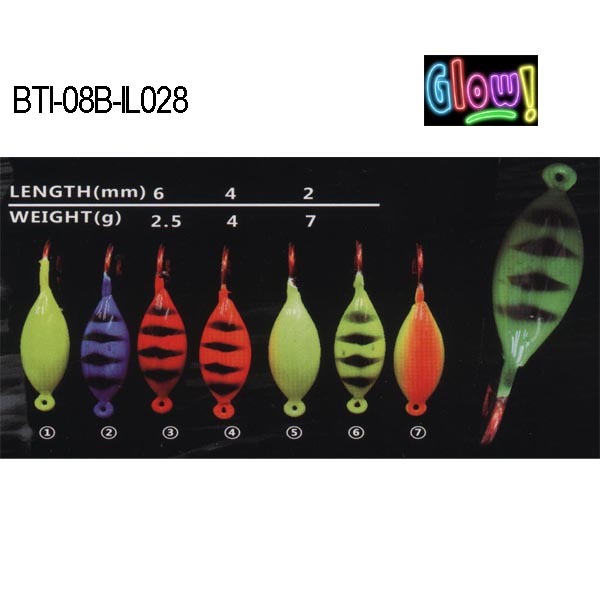BTI-08B-IL028 lead ice jig