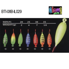 BTI-08B-IL029 lead ice jig