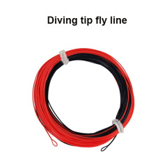 Diving tip fly line