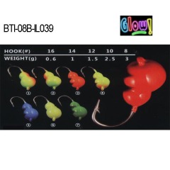 BTI-08B-IL039 lead ice jig