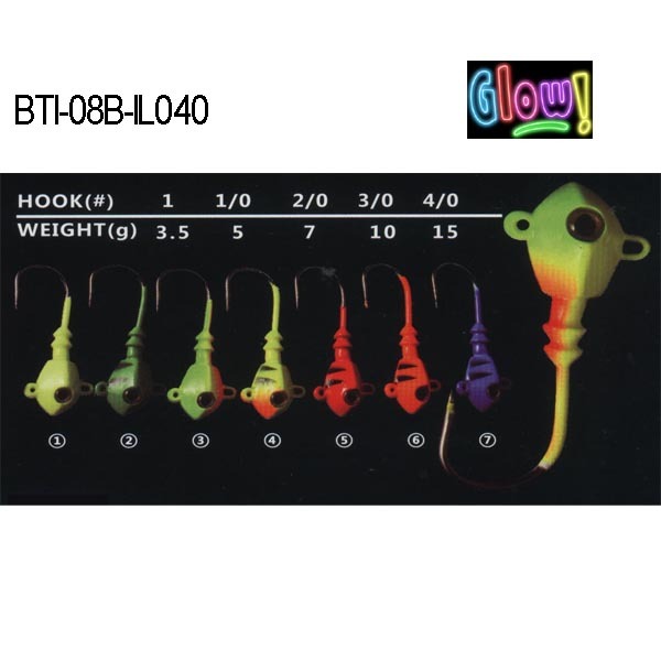 BTI-08B-IL040 lead ice jig