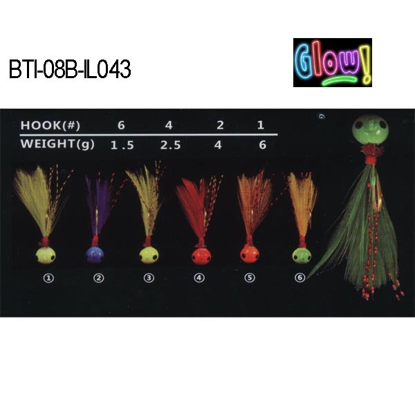 BTI-08B-IL043 lead ice jig