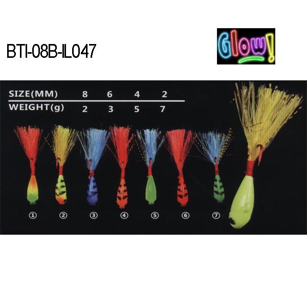 BTI-08B-IL047 lead ice jig