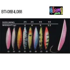BTI-08B-IL088 lead ice jig
