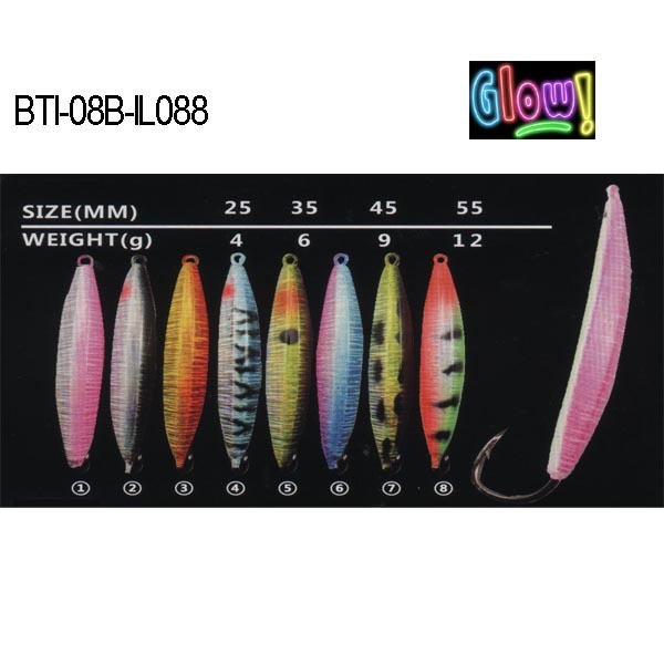 BTI-08B-IL088 lead ice jig