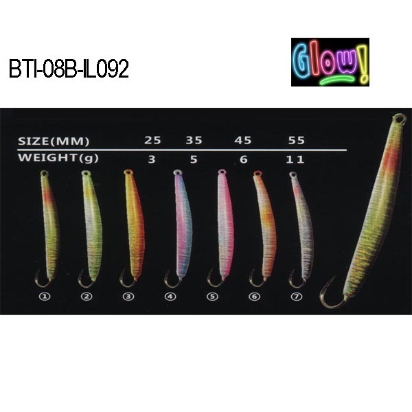 BTI-08B-IL092 lead ice jig