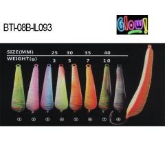 BTI-08B-IL093 lead ice jig