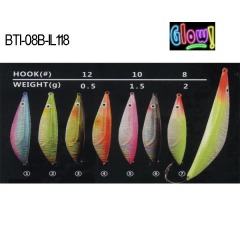 BTI-08B-IL118 lead ice jig