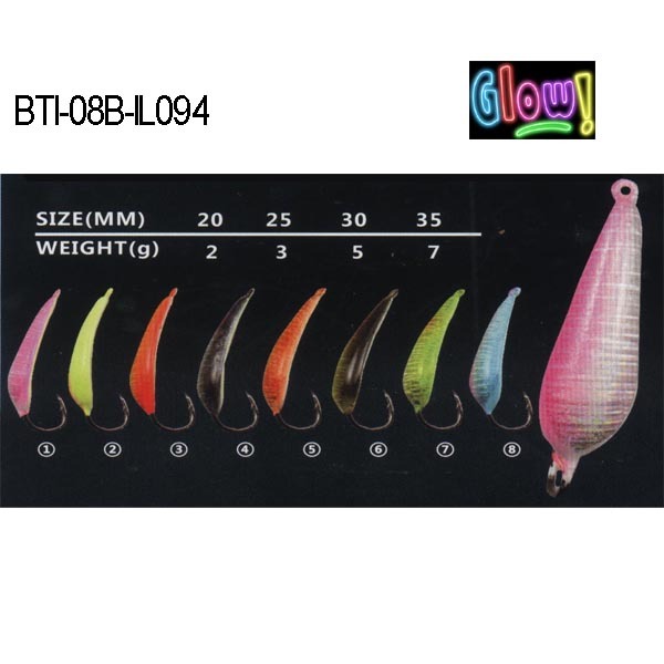 BTI-08B-IL094 lead ice jig