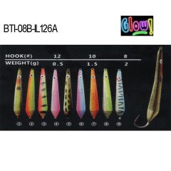BTI-08B-IL126A lead ice jig